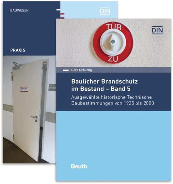 Buchcover: Baulicher Brandschutz im Bestand 2 Bände