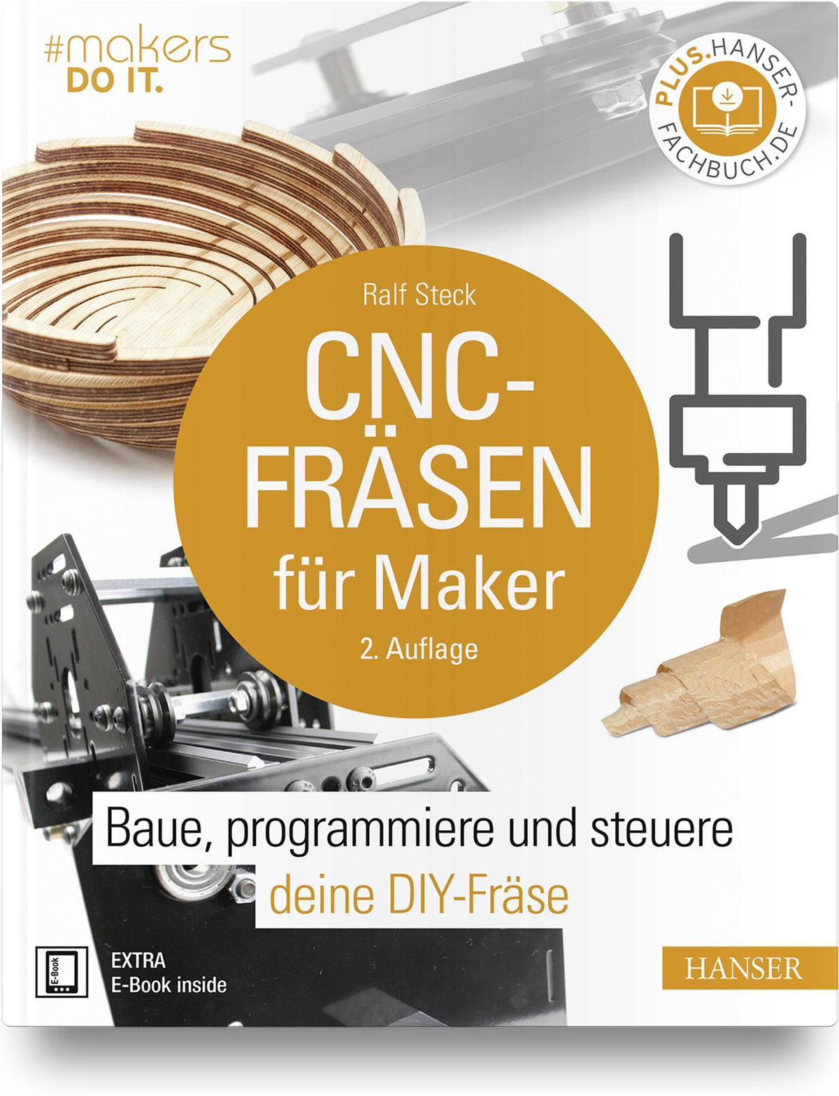 Buchcover: CNC-Fräsen für Maker