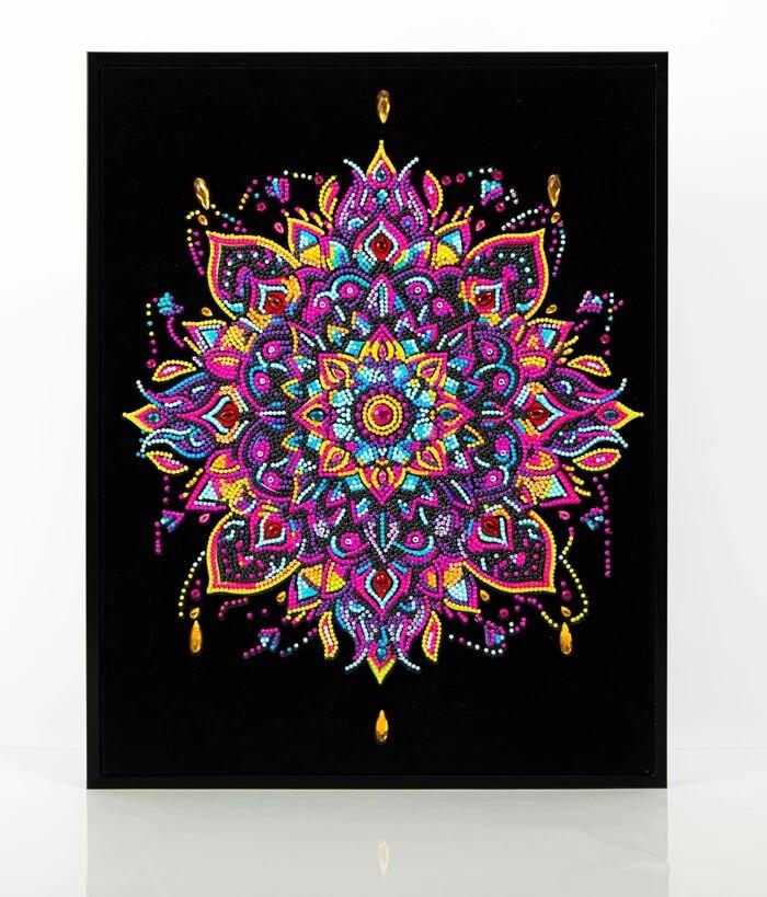 Diamond Painting Neon Mandala