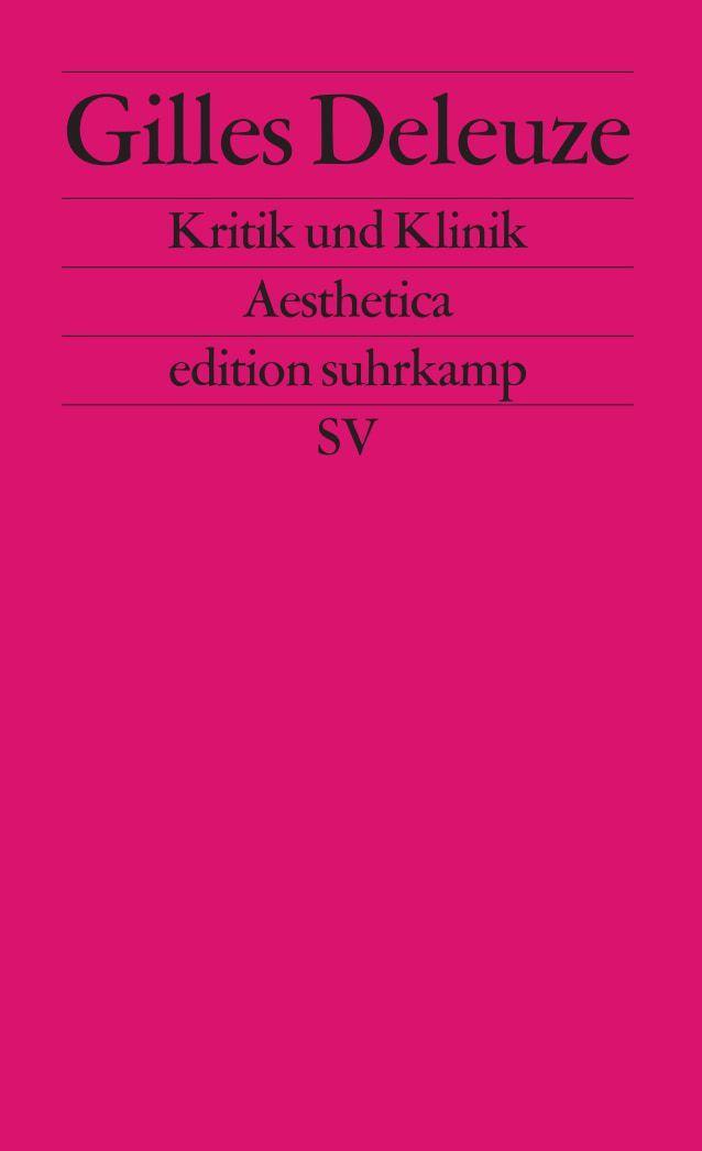 Buchcover: Kritik und Klinik