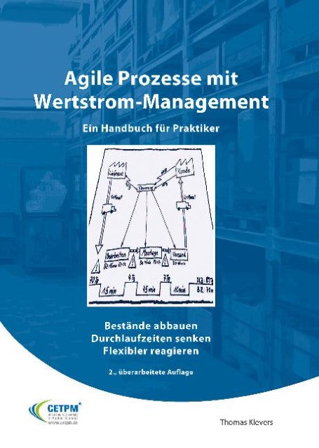 Buchcover: Agile Prozesse mit Wertstrom-Management - Ein Handbuch für Praktiker
