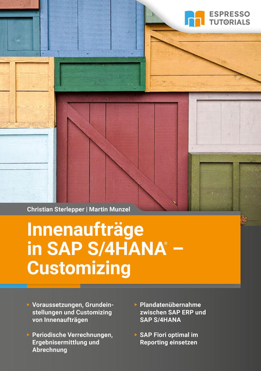 Buchcover: Innenaufträge in SAP S/4HANA - Customizing