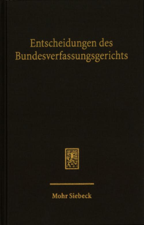 Entscheidungen des Bundesverfassungsgerichts (BVerfGE)