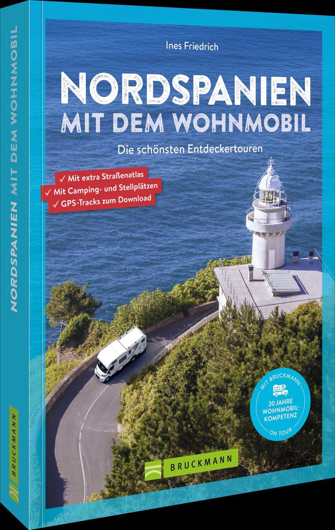Nordspanien mit dem Wohnmobil: Die schönsten Entdeckertouren. Mit extra Straßenatlas. Mit Camping- und Stellplätzen. GPS-Tracks zum Download.