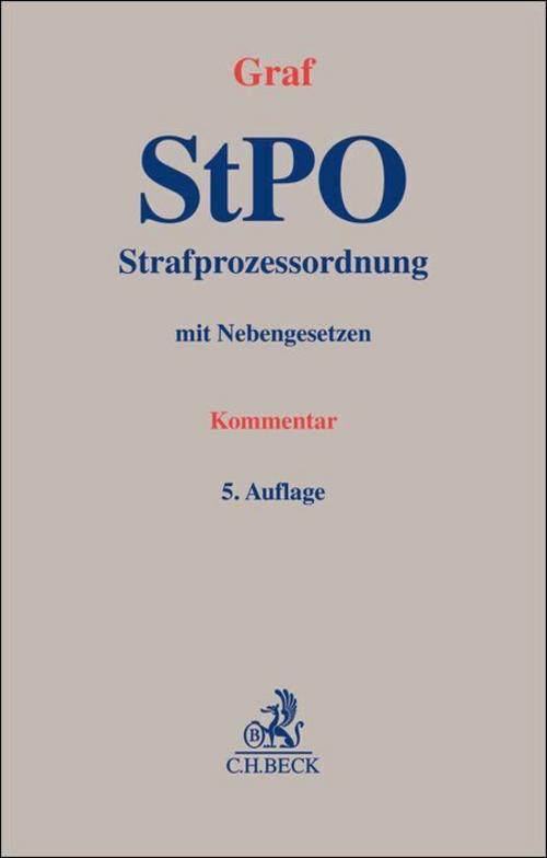 Strafprozessordnung. StPO