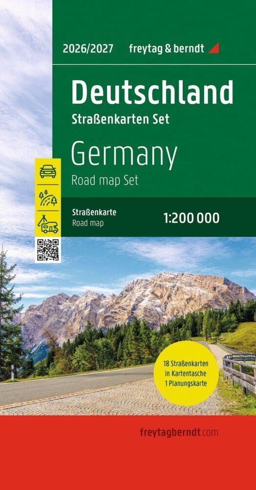 freytag & berndt Straßenkarte Deutschland Set 2026/2027 1:200.000