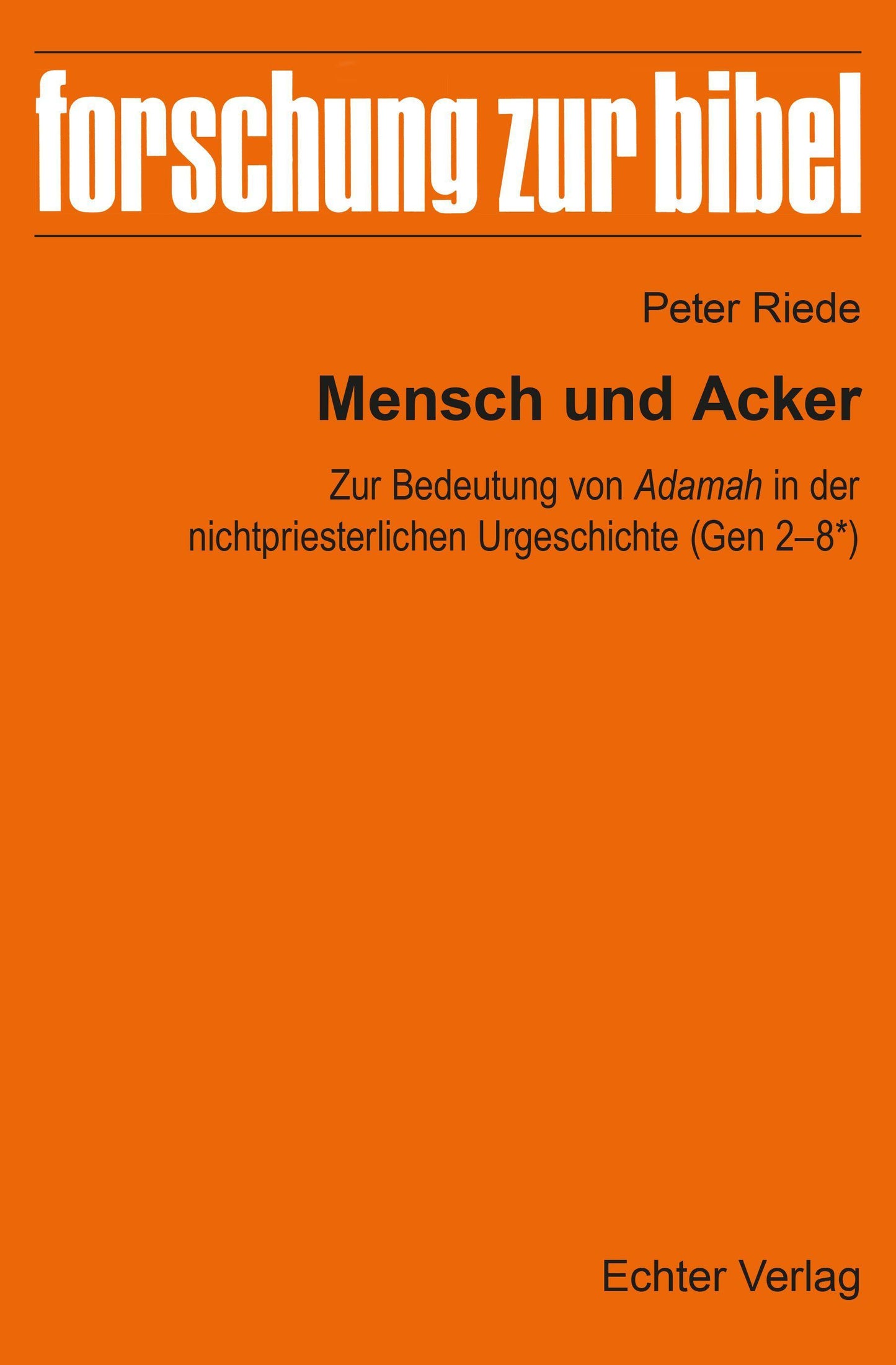 Mensch und Acker