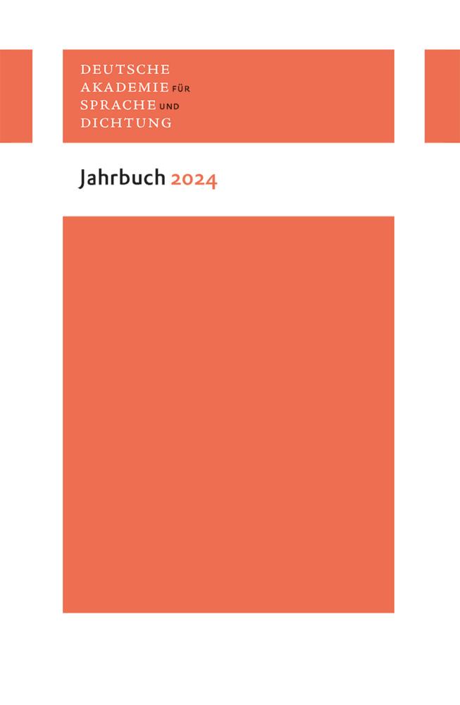 Jahrbuch der Deutschen Akademie für Sprache und Dichtung 2024