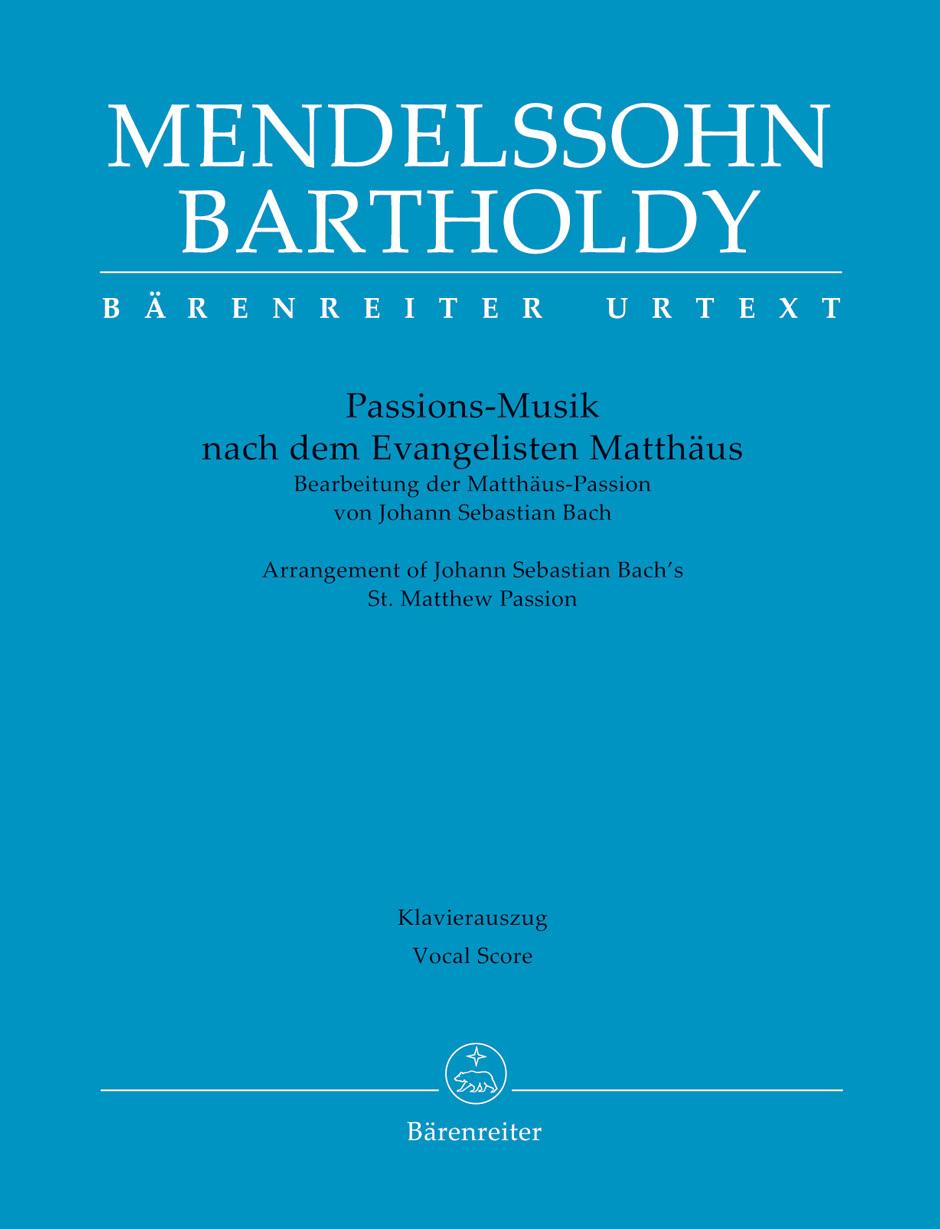 Passions-Musik nach dem Evangelisten Matthäus -Bearbeitung der Matthäus-Passion von Johann Sebastian Bach
