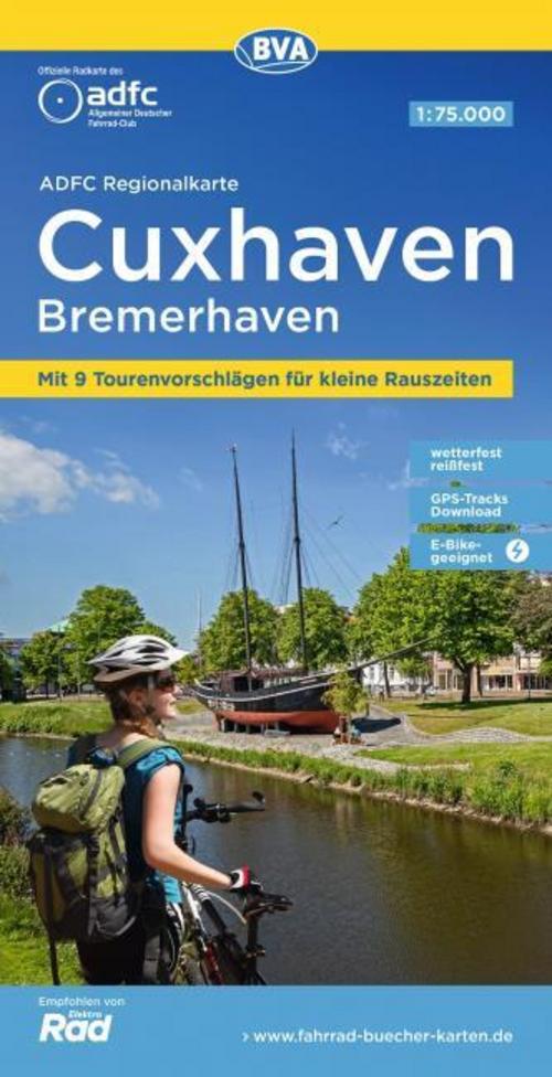 BVA ADFC Regionalkarte Cuxhaven Bremerhaven 1:75.000