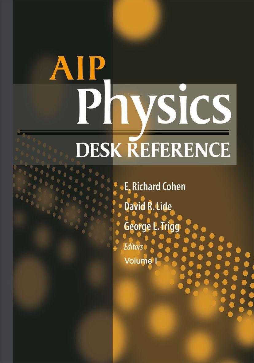 Buchcover: AIP Physics Desk Reference