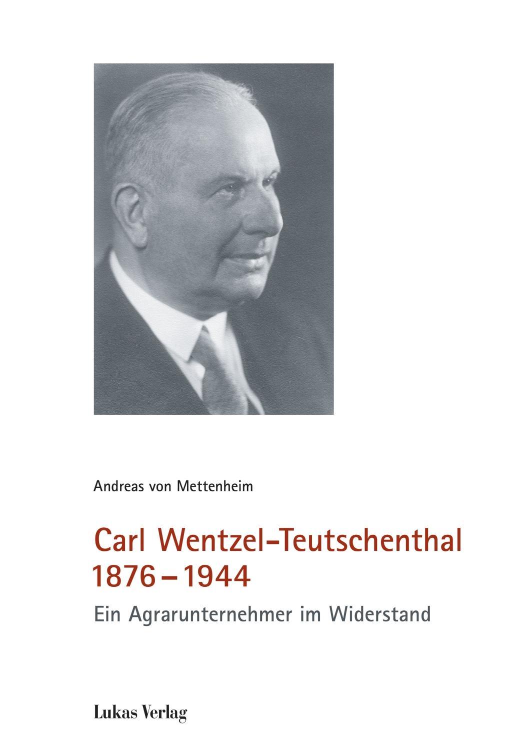 Buchcover: Carl Wentzel-Teutschenthal 1876-1944