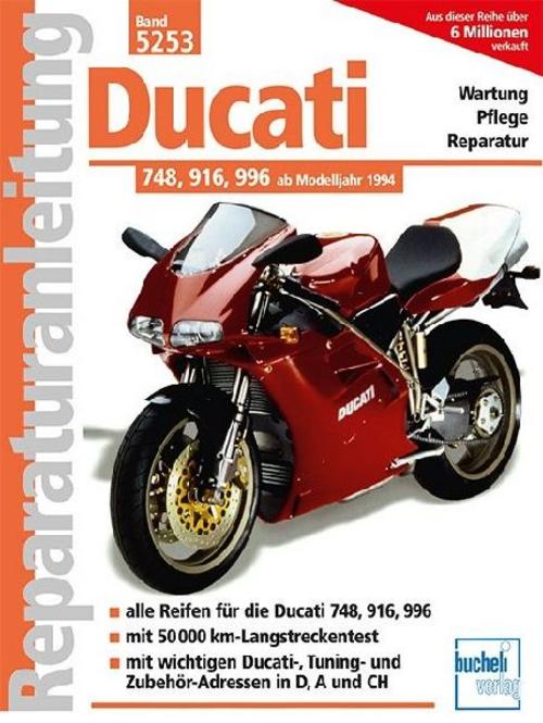 Buchcover: Ducati 748, 916, 996 ab Modelljahr 1994. Band 5253