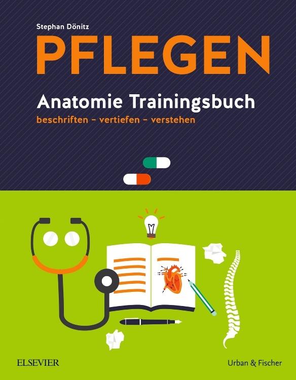 Buchcover: PFLEGEN Anatomie Trainingsbuch