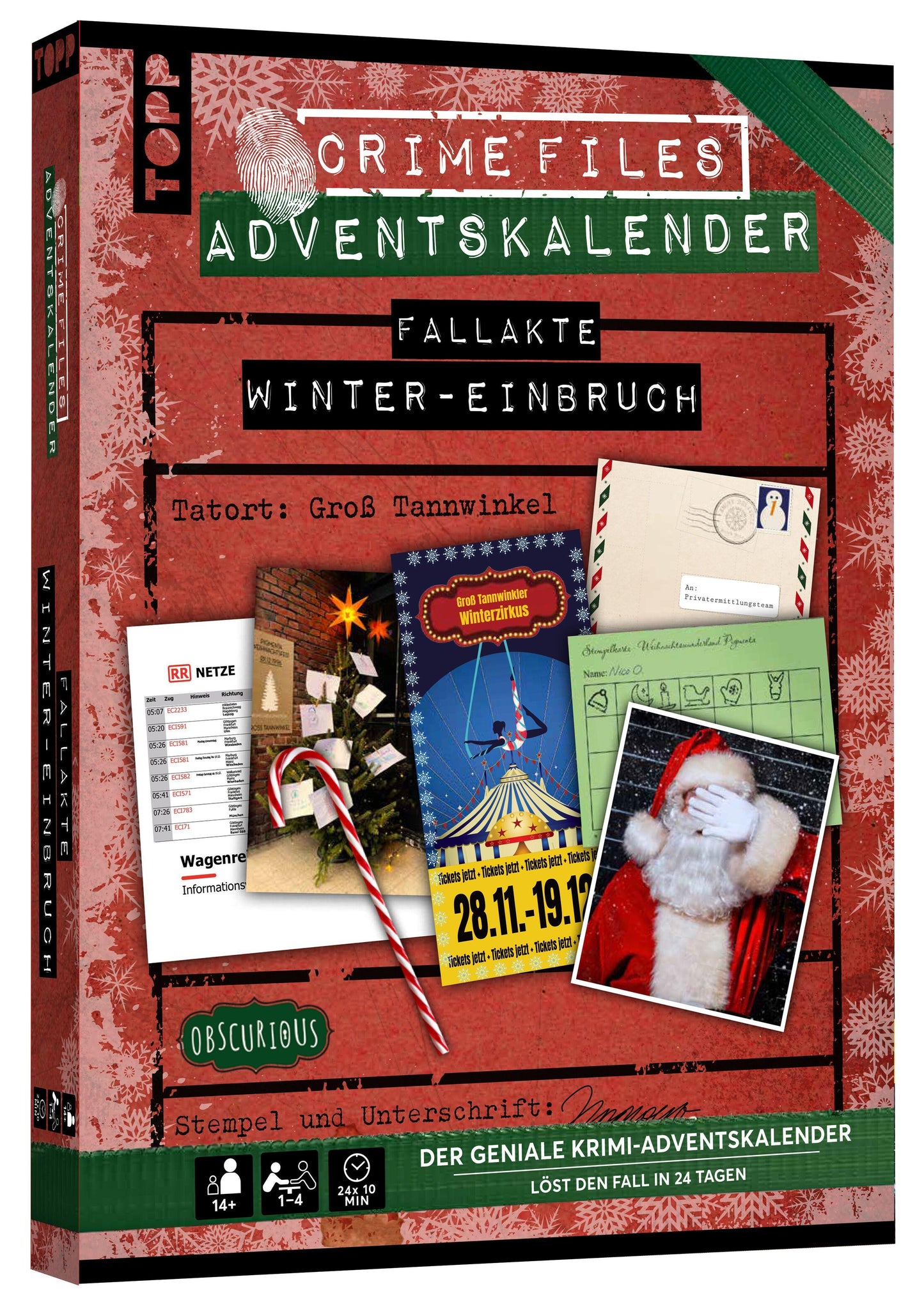 Crime Files - Fallakte: Winter-Einbruch. Der geniale Krimi-Adventskalender
