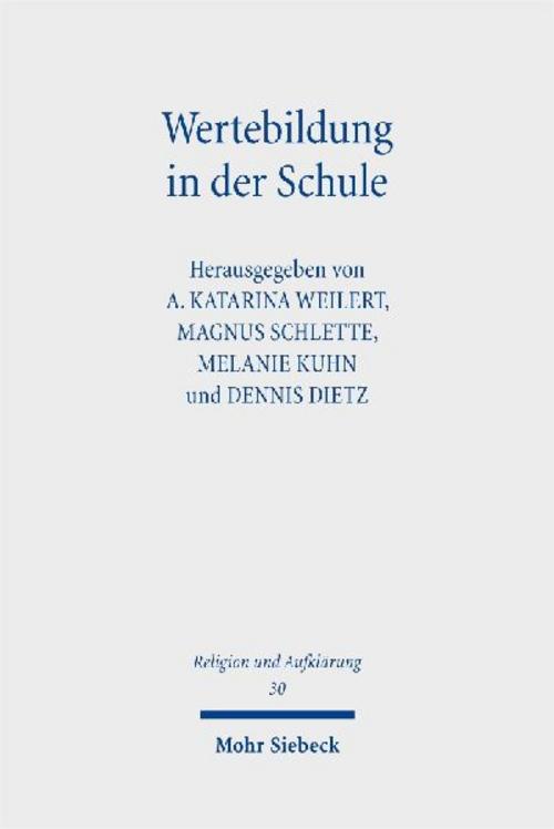 Buchcover: Wertebildung in der Schule