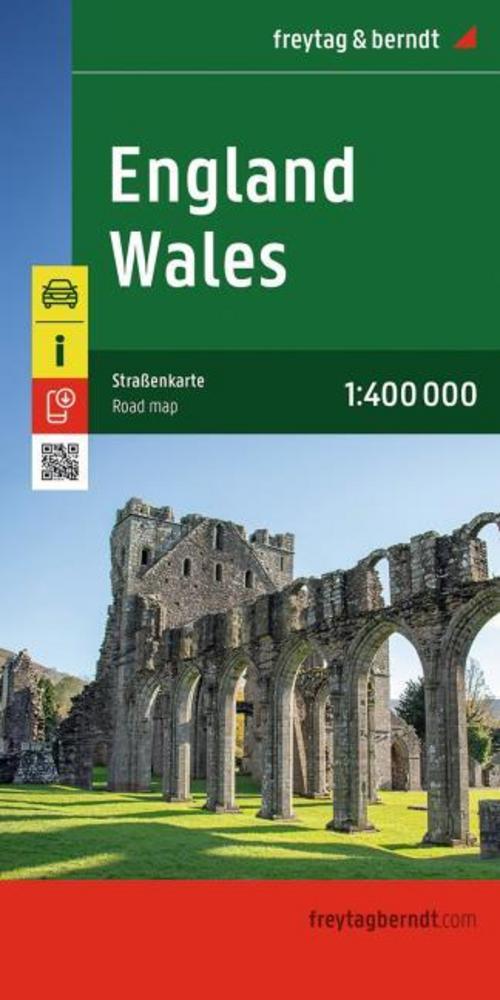 England - Wales, Straßenkarte 1:400.000, freytag & berndt