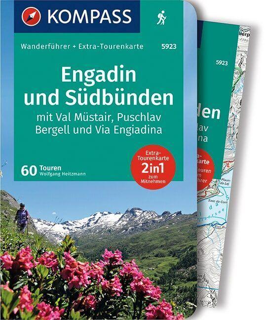 KOMPASS Wanderführer Engadin und Südbünden, 60 Touren