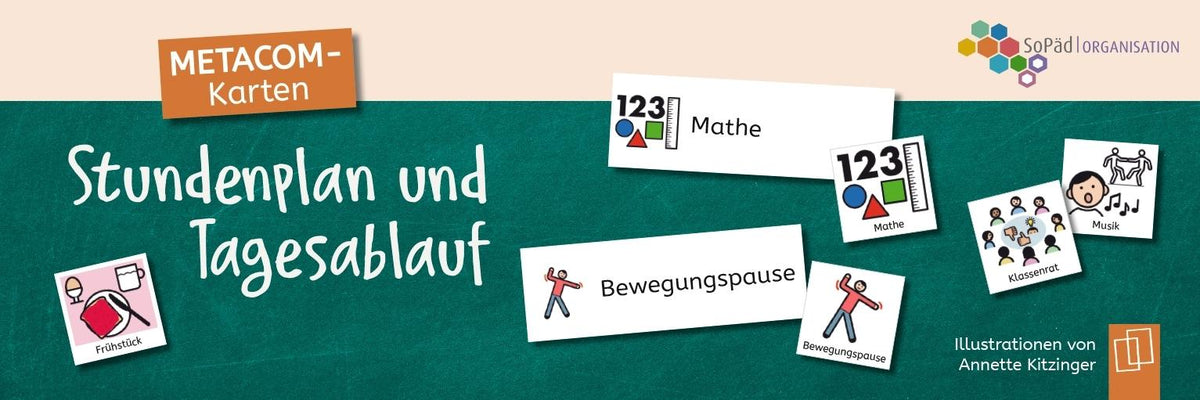 METACOM-Karten: Stundenplan  und Tagesablauf