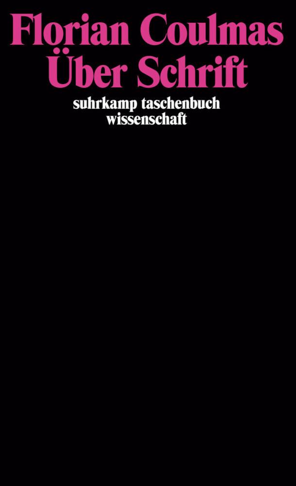 Buchcover: Über Schrift