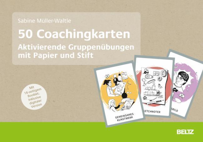 Buchcover: 50 Coachingkarten Aktivierende Gruppenübungen mit Papier und Stift