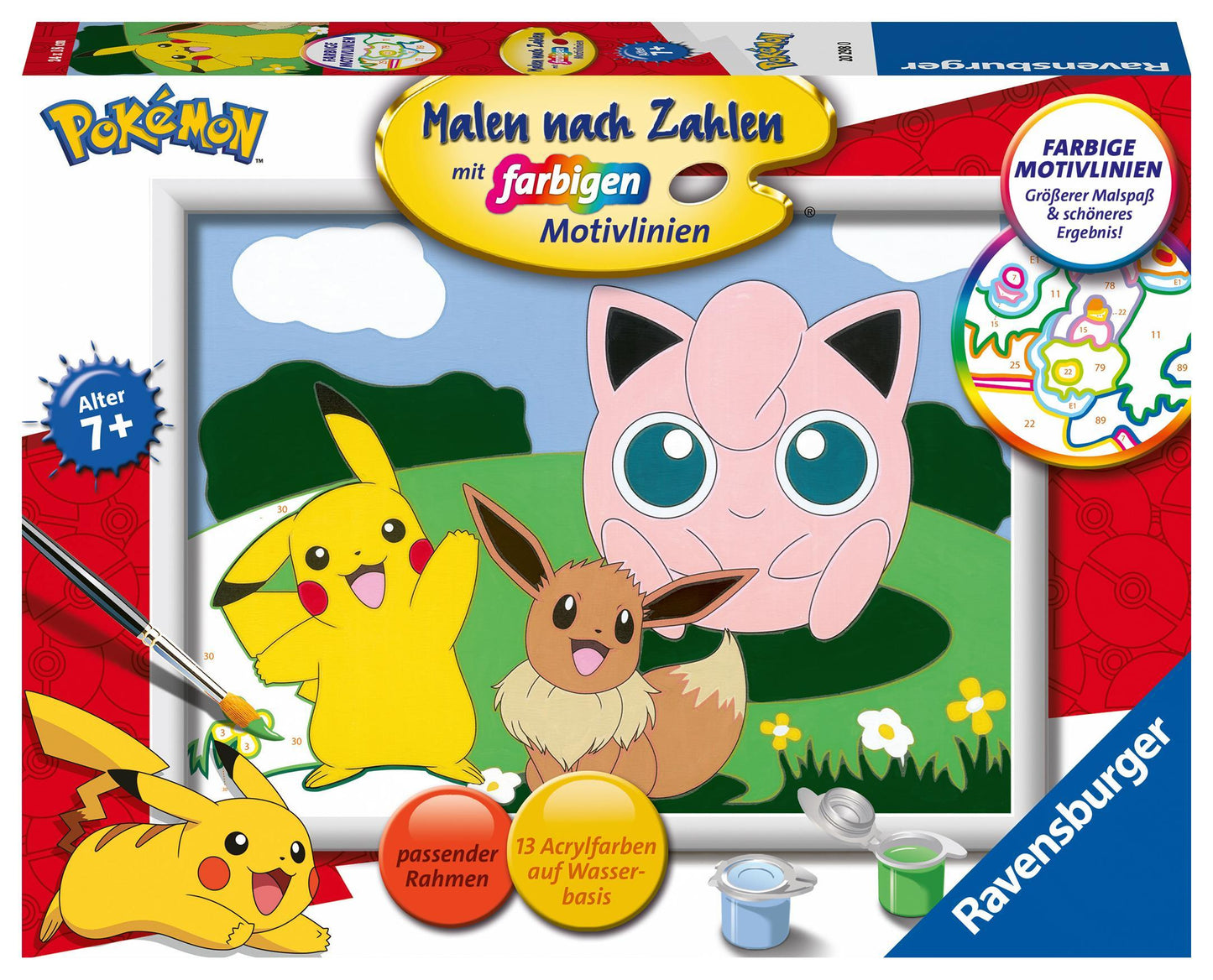 Malen nach Zahlen CreArt - Pokémon Abenteuer