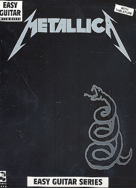 Metallica Black Album Guitar Tab Songbook with 12 Metallica Album Hits