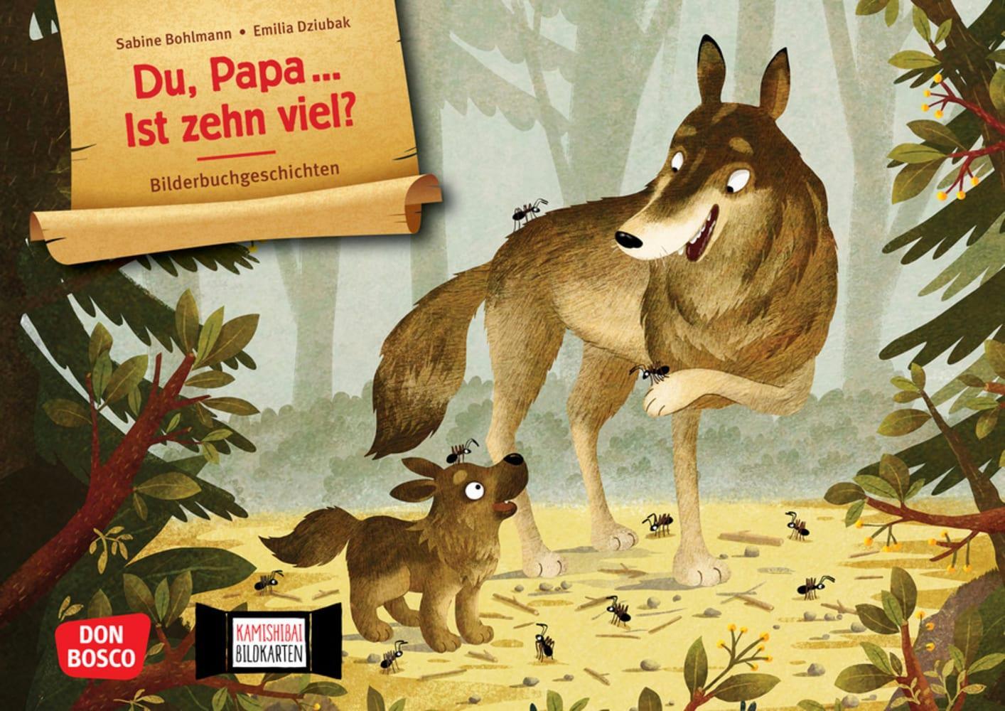Du, Papa ... Ist zehn viel? Kamishibai Bildkartenset