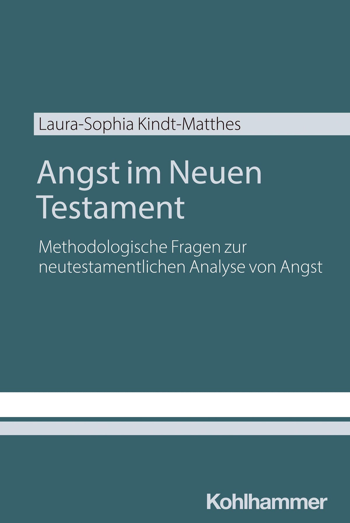 Buchcover: Angst im Neuen Testament