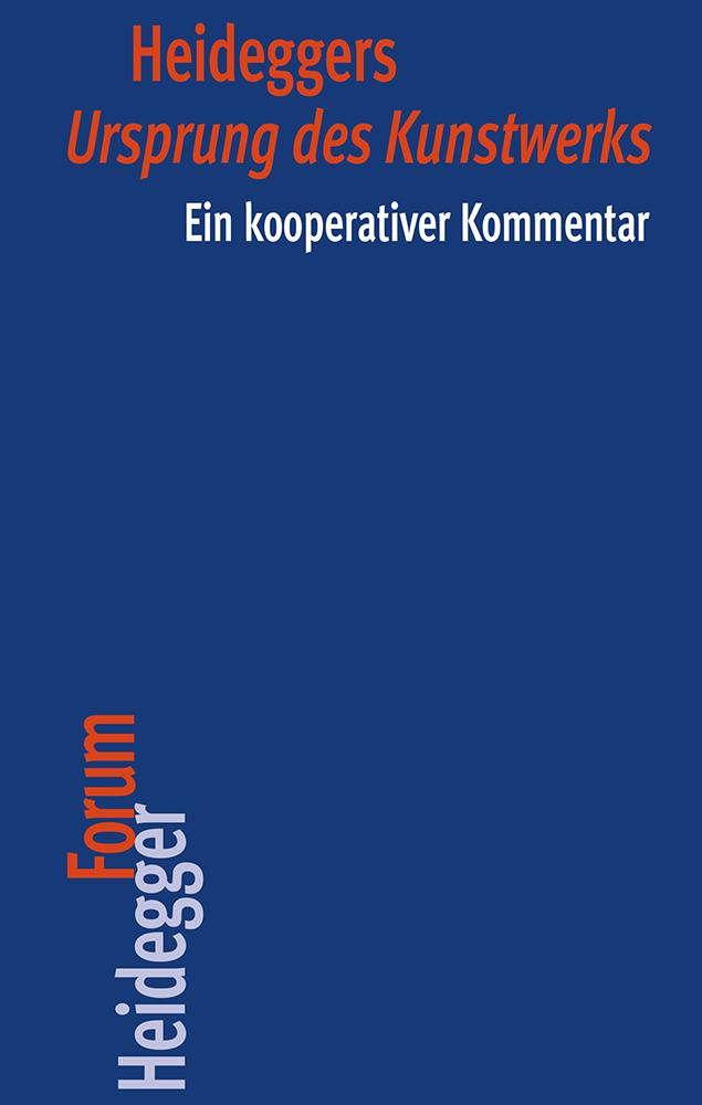Buchcover: Heideggers \"Ursprung des Kunstwerks\"