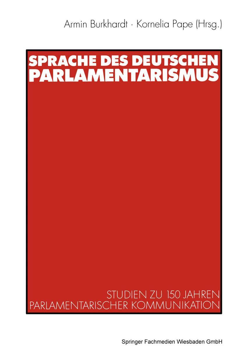 Sprache des deutschen Parlamentarismus
