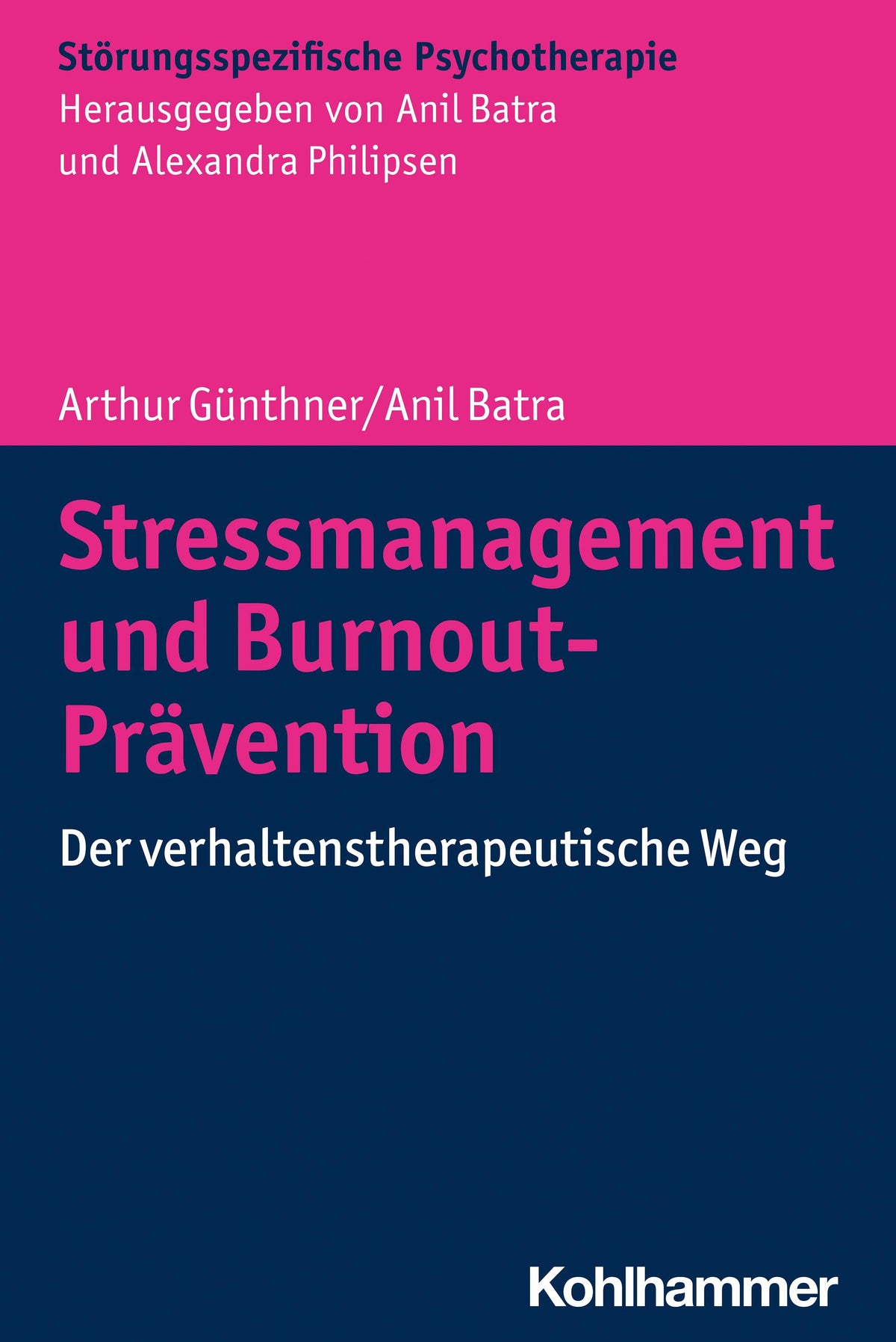 Buchcover: Stressmanagement und Burnout-Prävention