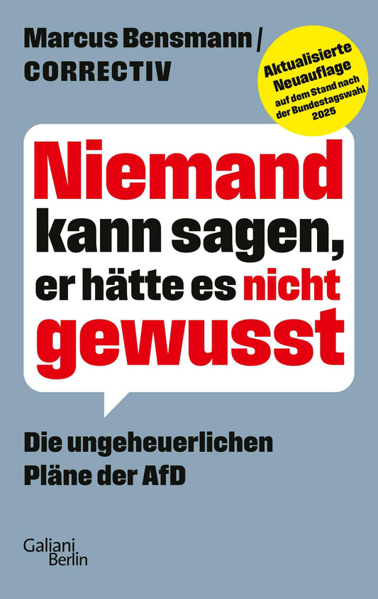 Niemand kann sagen, er hätte es nicht gewusst