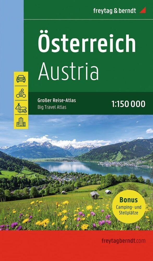 Österreich, Autoatlas 1:150.000, freytag & berndt