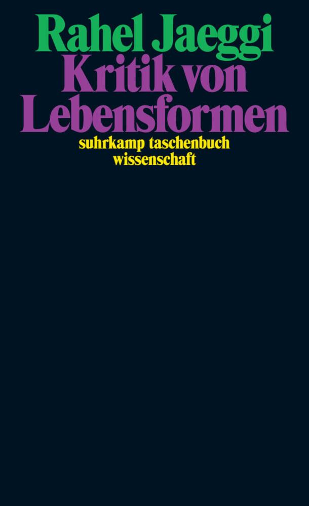 Buchcover: Kritik von Lebensformen