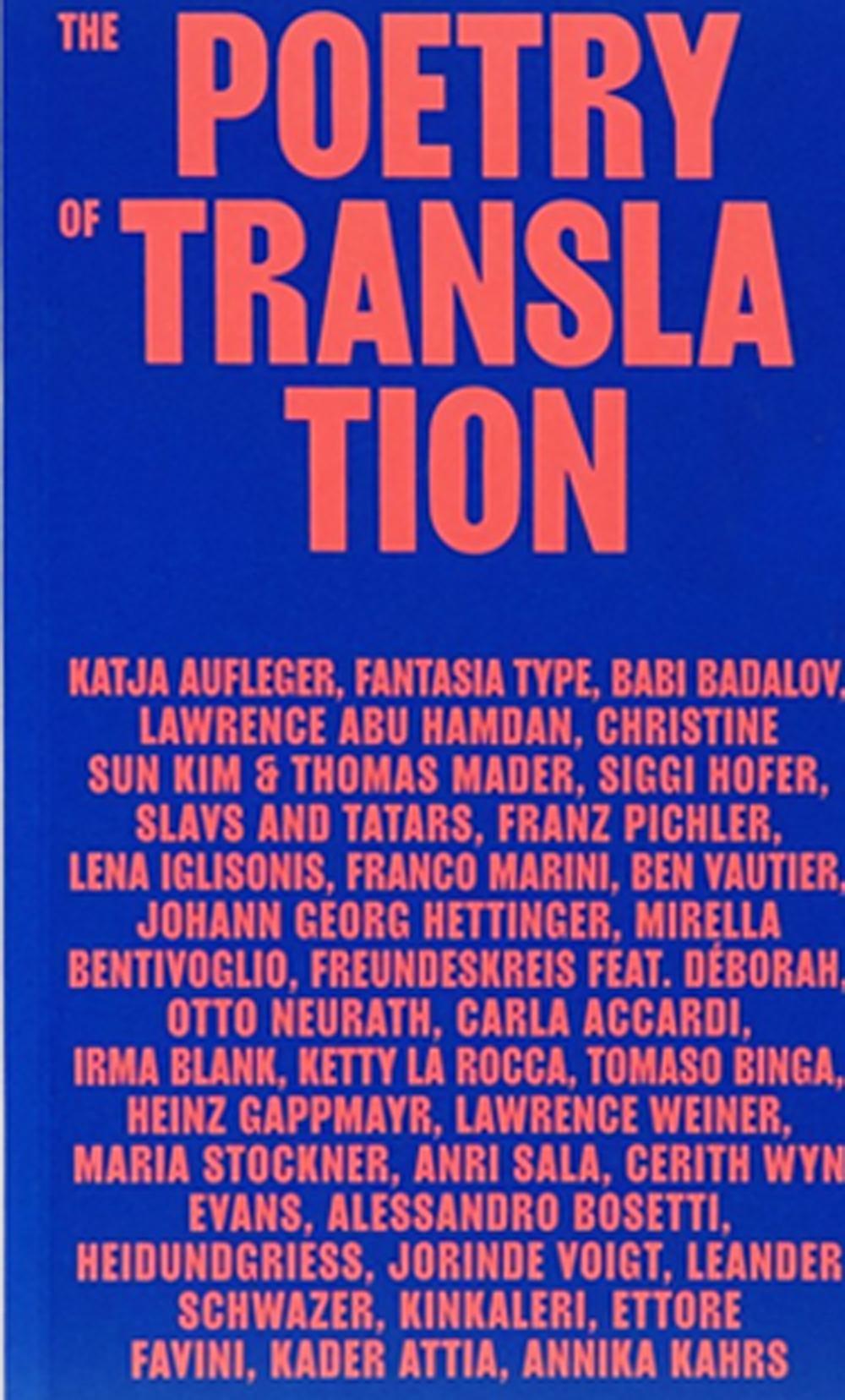 The Poetry of Translation