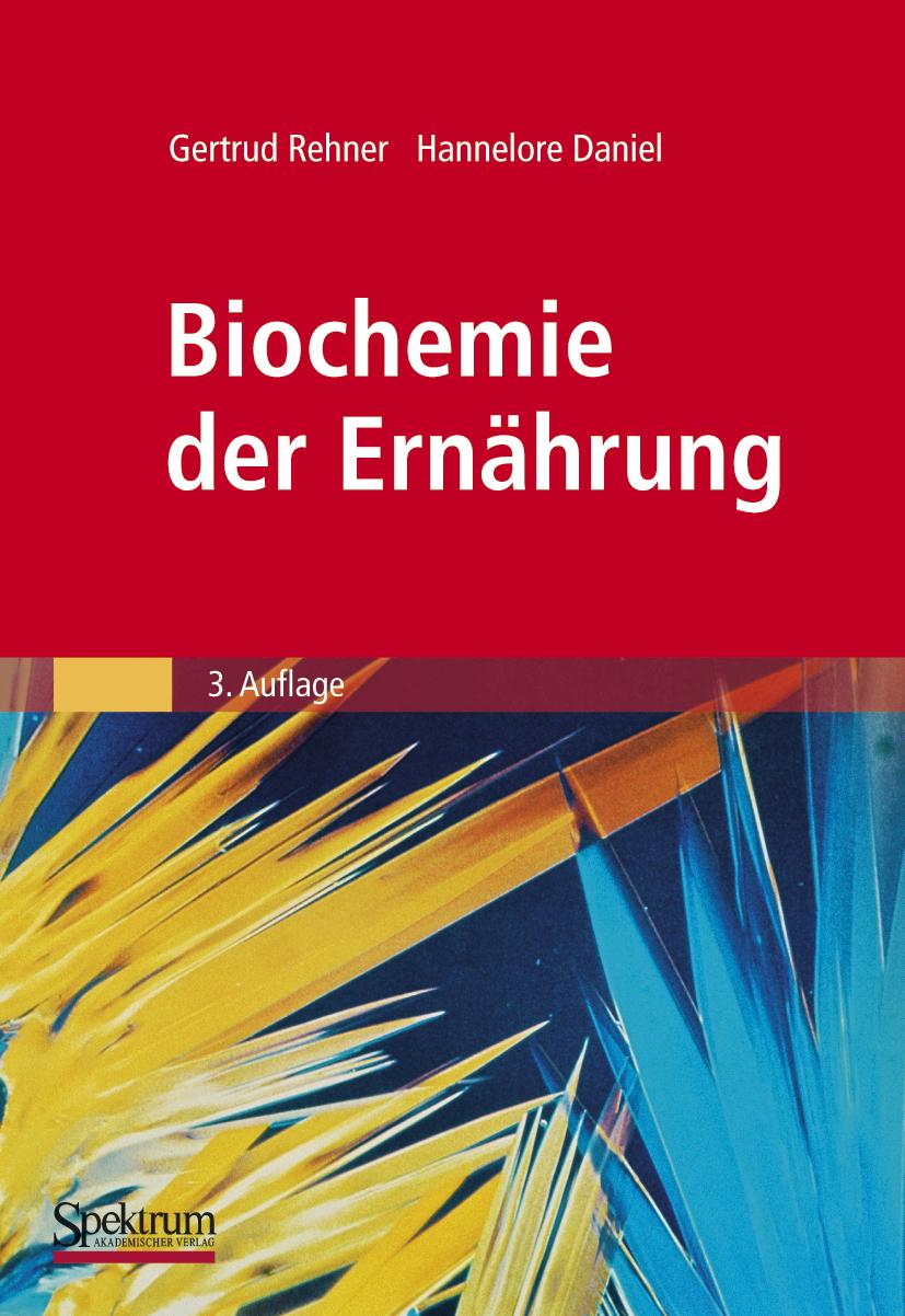 Buchcover: Biochemie der Ernährung