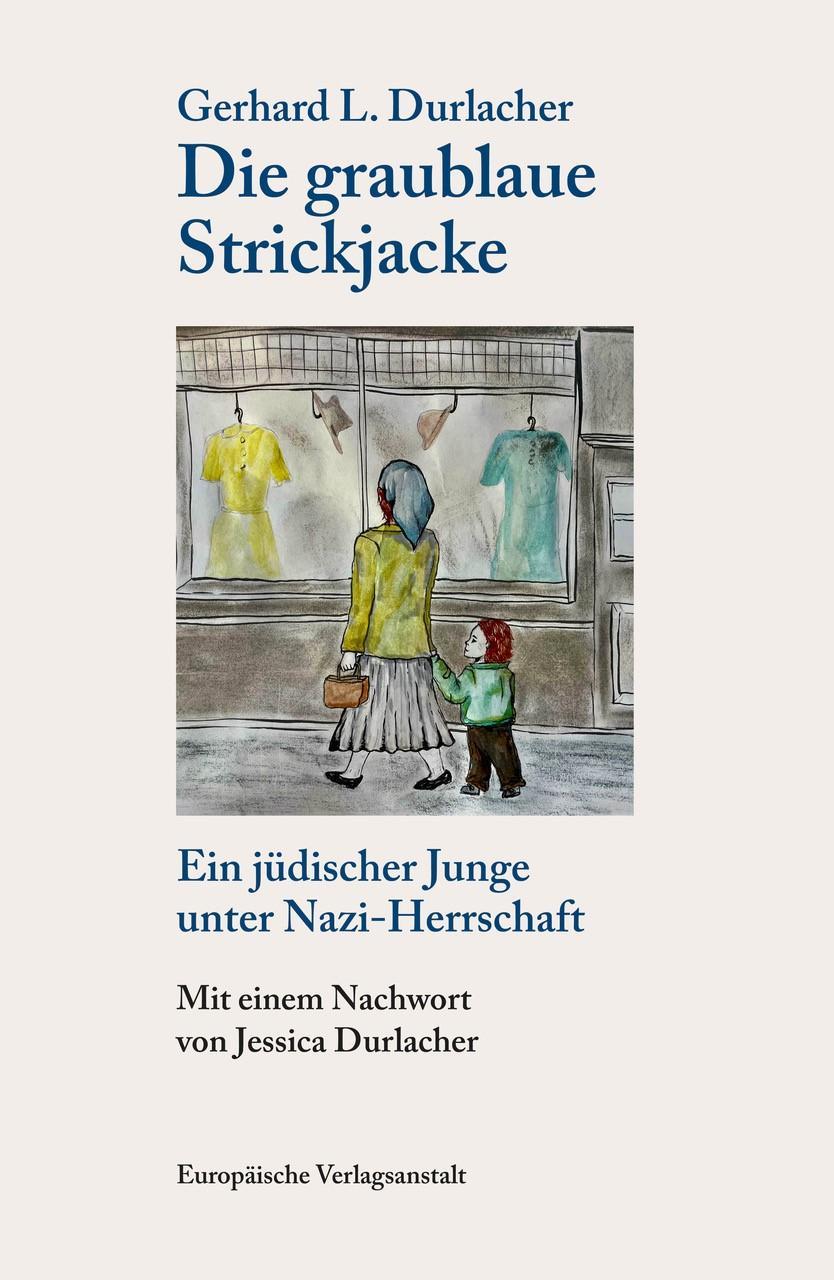 Buchcover: Die graublaue Strickjacke