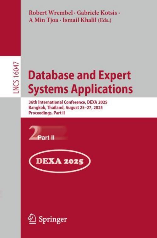 Buchcover: Database and Expert Systems Applications