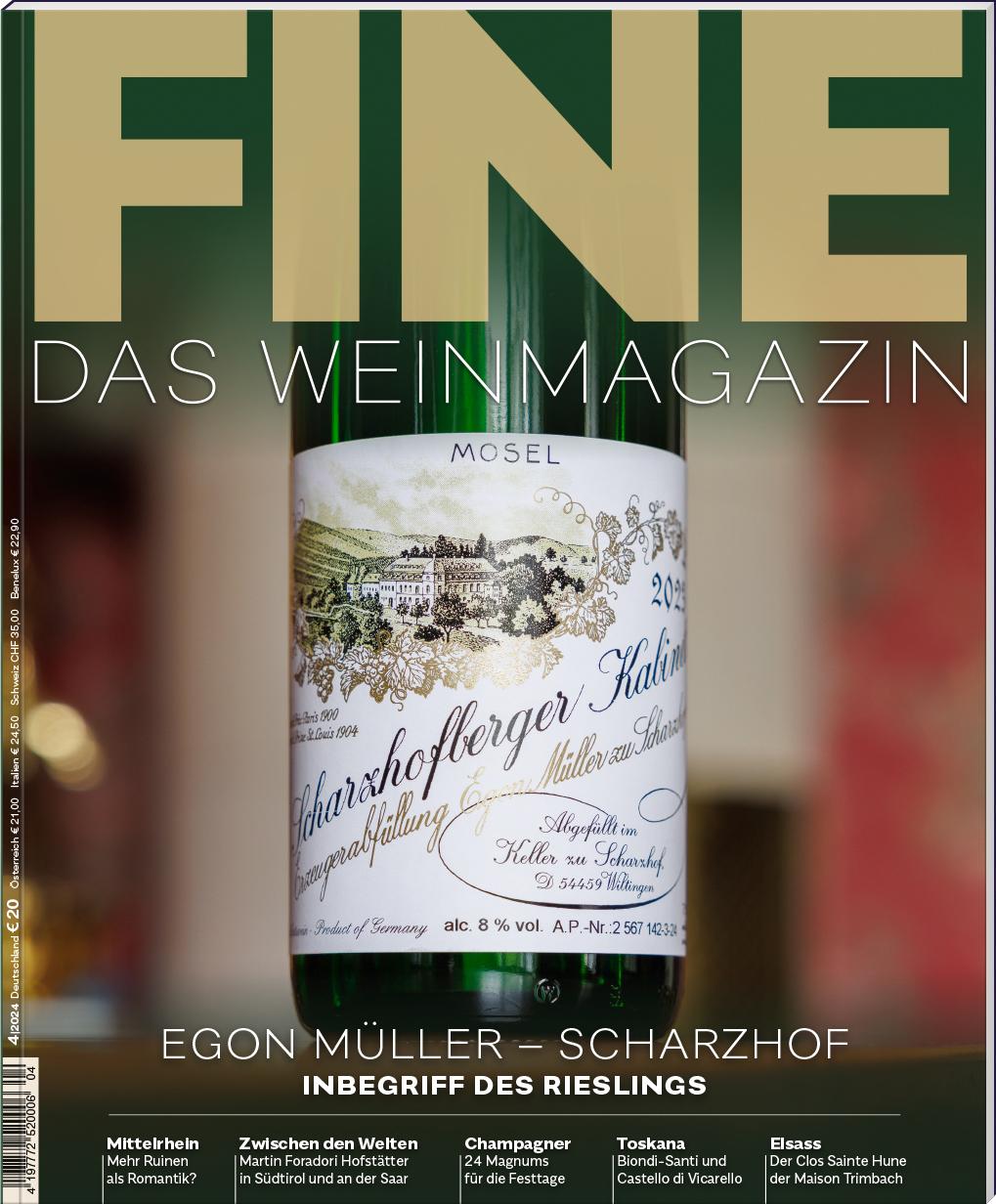 Buchcover: FINE Das Weinmagazin 04/2024