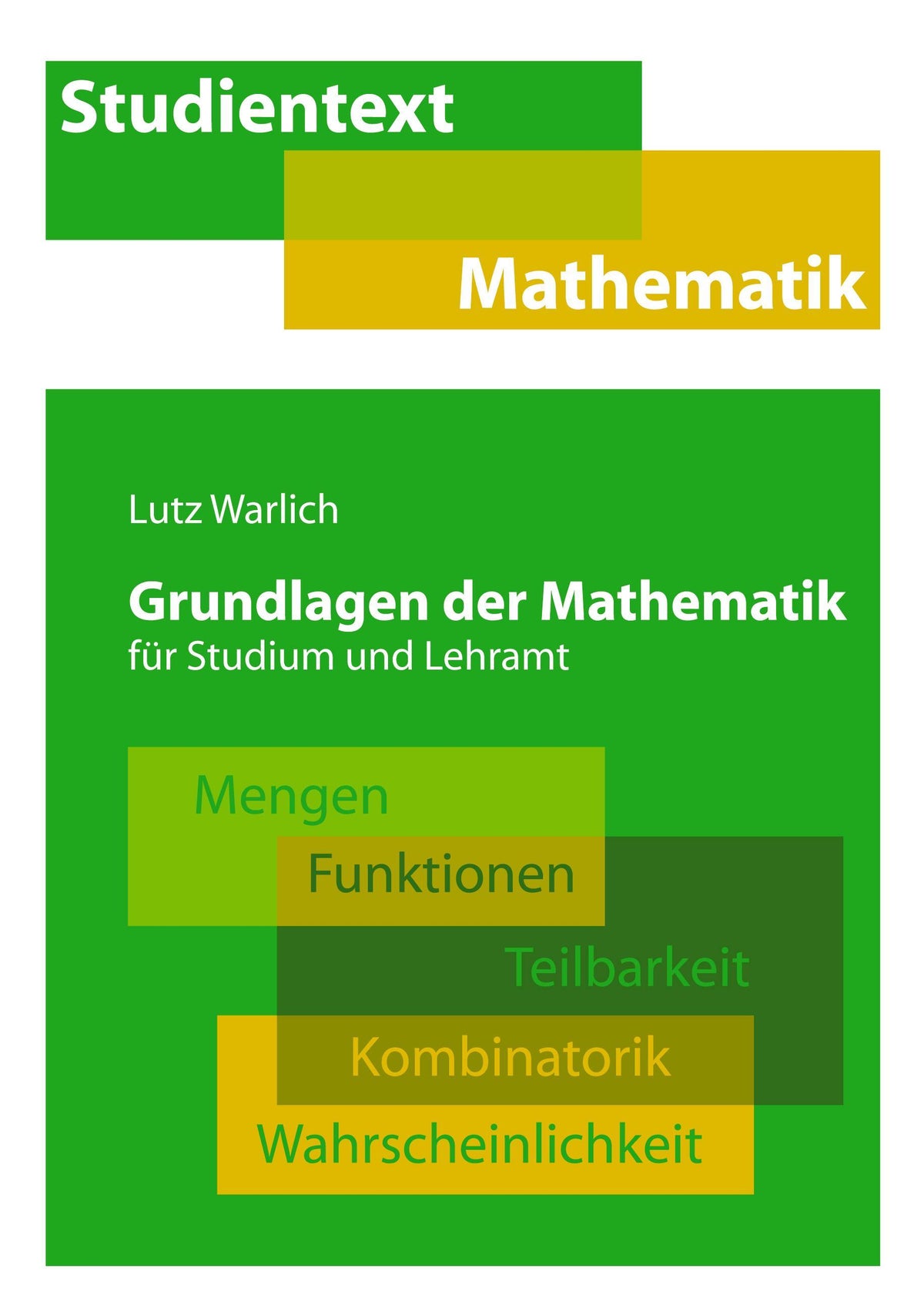 Buchcover: Grundlagen der Mathematik für Studium und Lehramt
