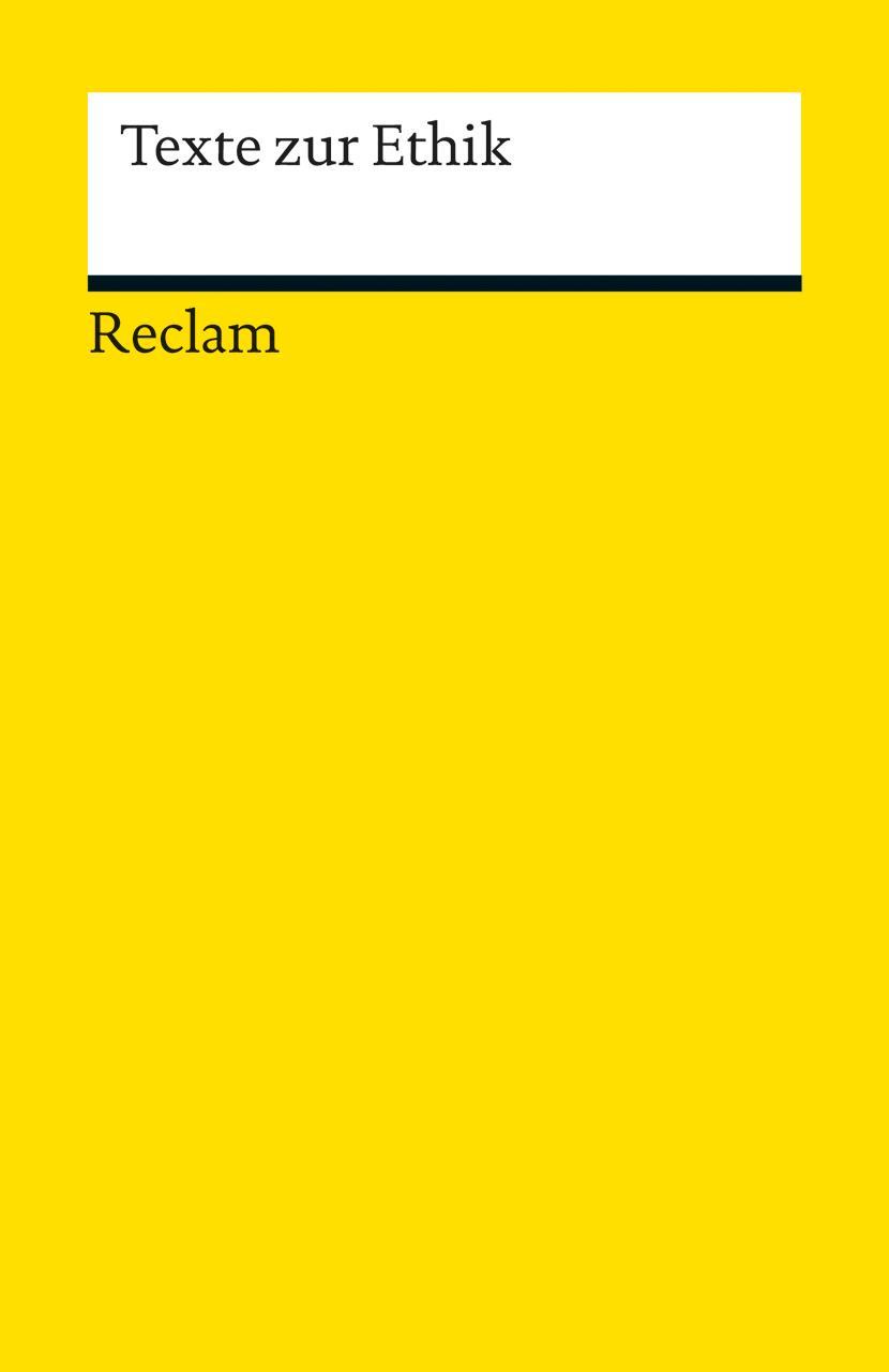 Buchcover: Texte zur Ethik