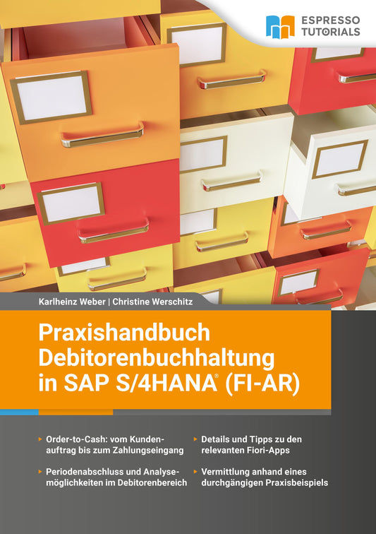 Buchcover: Praxishandbuch Debitorenbuchhaltung in SAP S/4HANA (FI-AR)