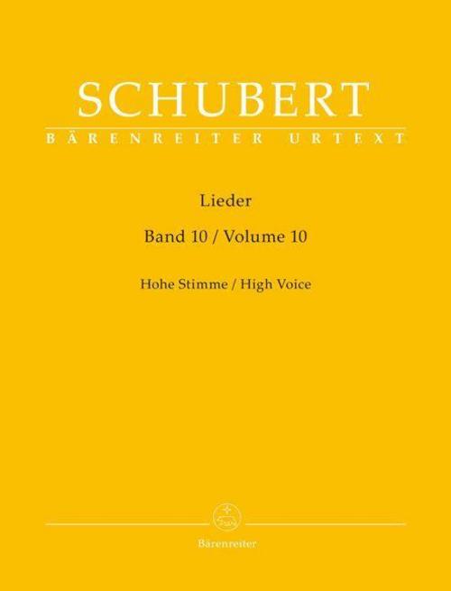Lieder, Band 10 für hohe Stimme