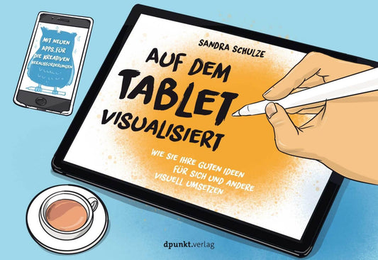 Buchcover: Auf dem Tablet visualisiert