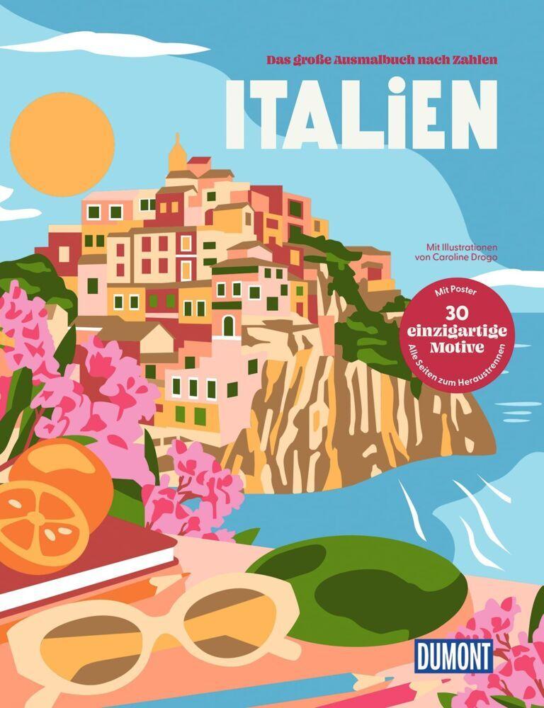 Italien - Das große Ausmalbuch nach Zahlen