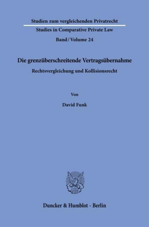 Die grenzüberschreitende Vertragsübernahme