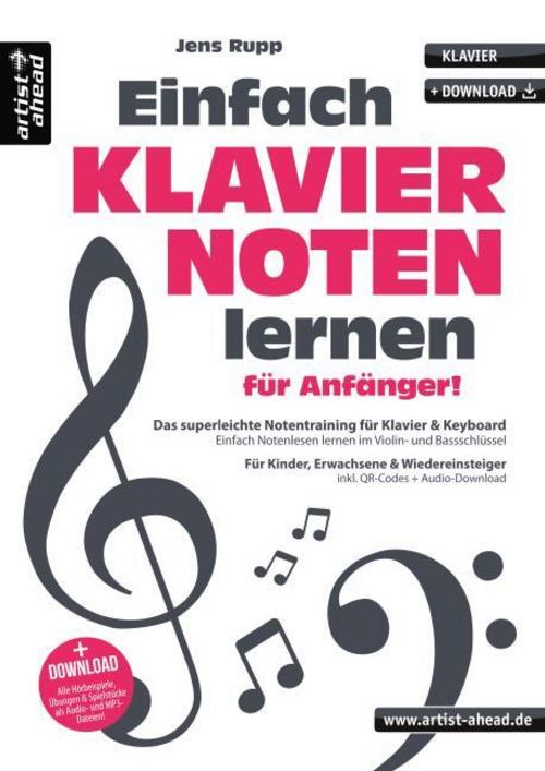 Einfach Klaviernoten lernen für Anfänger!