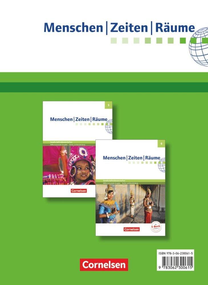Menschen Zeiten Räume 5./6. Schuljahr - Arbeitsbuch für Gesellschaftswissenschaften - Differenzierende Ausgabe Grundschule Berlin und Brandenburg - Schülerbuch 5 und 6 im Paket