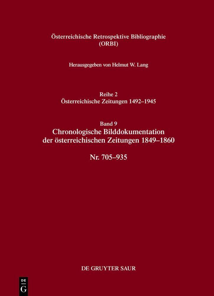 Bibliographie der österreichischen Zeitungen 1492-1945